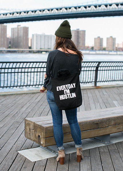 Everyday I'm Hustlin Baggu Tote
