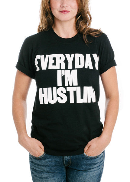 Everyday I'm Hustlin Crewneck Tee