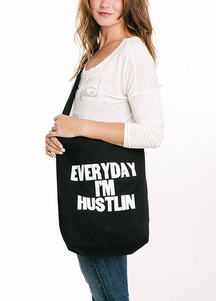 Everyday I'm Hustlin Baggu Tote