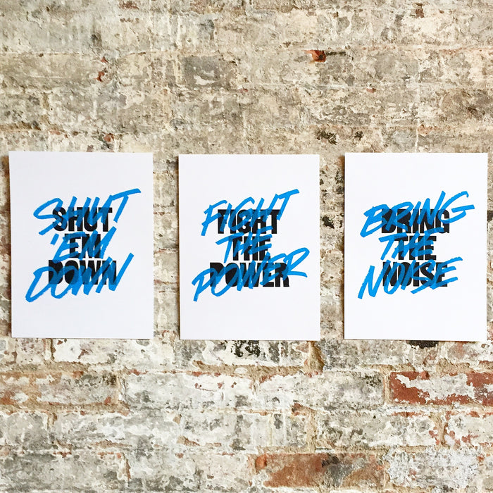Counter Type Protest Posters