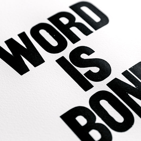 Word is Bond