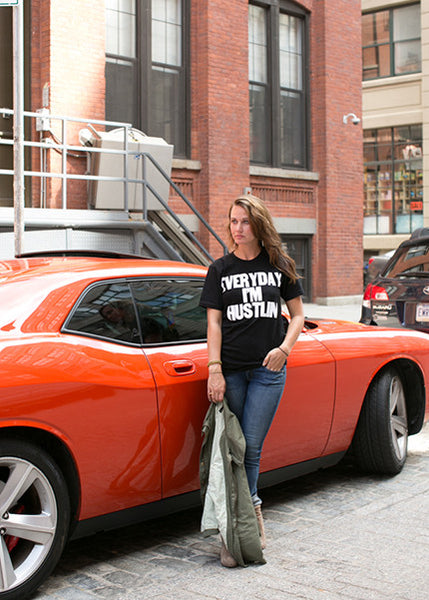 Everyday I'm Hustlin Crewneck Tee