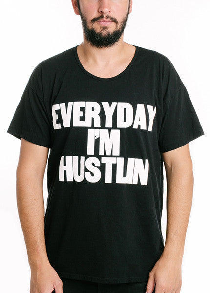 Everyday I'm Hustlin Oversize Tee